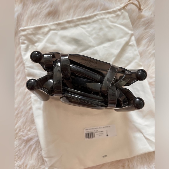 NWOT Melissa X Telfar Small Jelly Shopper Bag / Clear Black - Picture 10 of 13